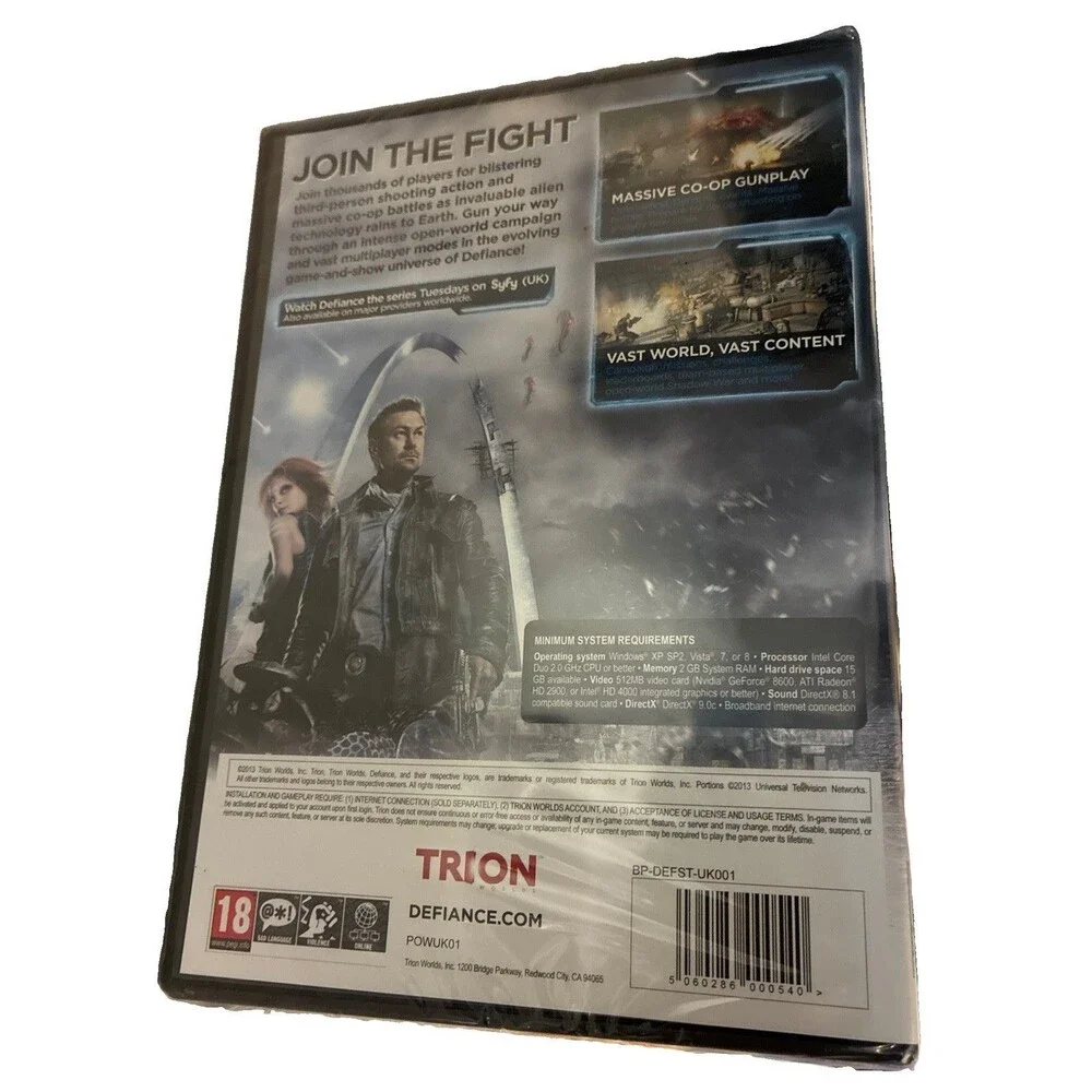 Defiance PC GAME DVD-ROM SOFTWARE